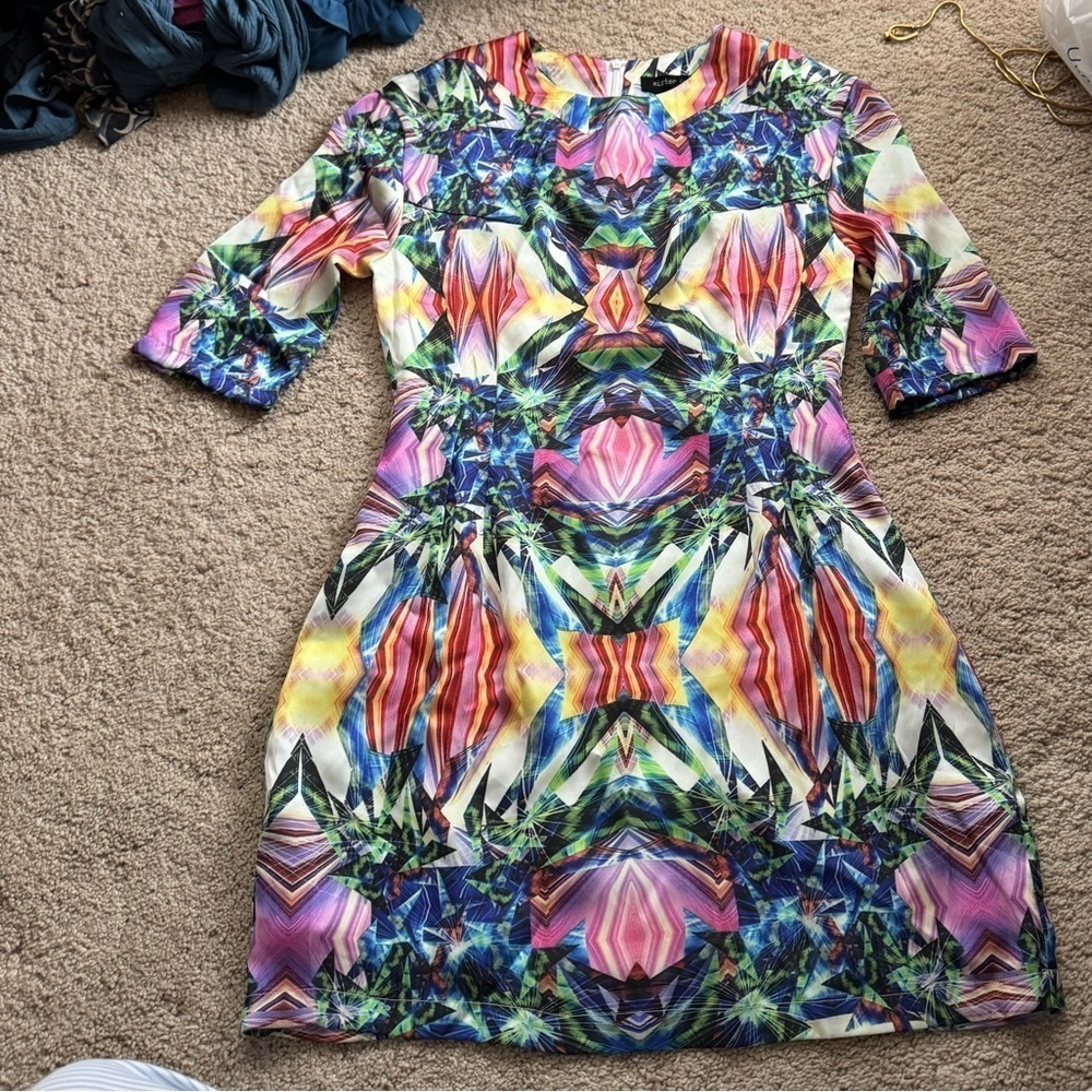 Sister Jane- Multicolored Geometric Shortsleeve M… - image 2